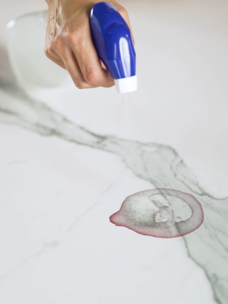 Extraordinary cleaning of Laminam porcelain slabs