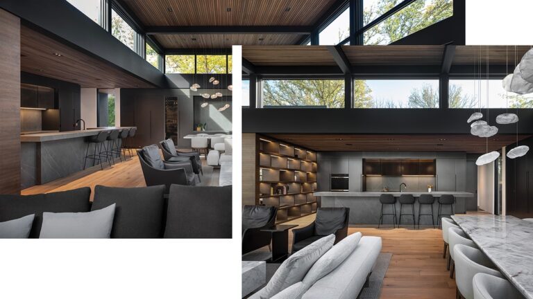 Living Lounge Wellington Center; Cucina in Pietra Grey I Naturali