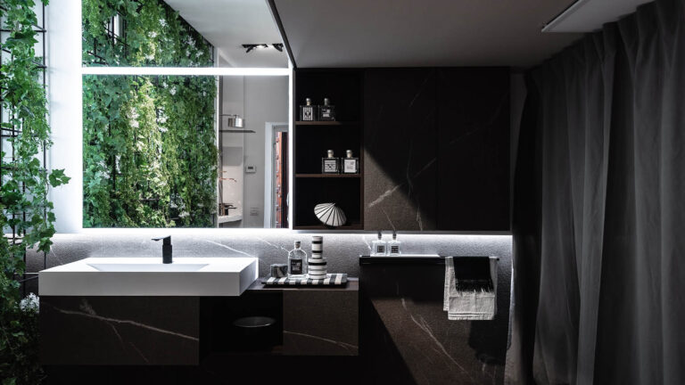 Laminam in cucina, superfici ceramiche antibatteriche con performance superiori per un design esclusivo e raffinato